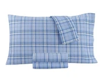 Delanna Flannel Sheet Set 100% Cotton (king, Blue Plaid). Fixed Price $56.41.