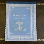 Pratt & Austin Wedgwood Scalloped Letters Paper Tablet 30 Sheets Vintage. Fixed Price $8.40.