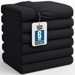 Queen Fitted Sheets Pack 6 Microfiber Deep Pocket Black Utopia Bedding Bulk. Fixed Price $74.99.
