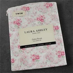 Laura Ashley Twin Sheet Set Cotton Percale Pink Rose Floral Bows Cottagecore New. Fixed Price $49.99.