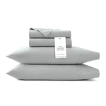 Sheet Set Queen 100% Organic Cotton Flat Fitted 2 Pillowcases Shore Boll Branch. Fixed Price $439.99.