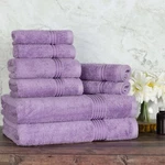 600 Gsm 8 Piece Cotton Set - 2 Bath Towels, Hand 4 Washcloths. Fixed Price $78.30.
