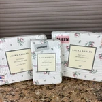 Vtg Laura Ashley Rosemoor Queen Flat Fitted Sheets Pillowcases Floral Y2K. Fixed Price $199.99.