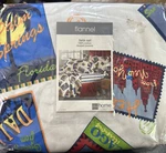 Postcards Home Twin Flannel Sheet Set City State Travel. Fixed Price $40.85.
