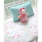 My Baby Sam New! Nip! Htf! Spring Floral Pink Fitted 100% Cotton Crib Sheet. Fixed Price $19.99.
