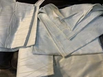 $4500 Pratesi Italy Nwt Queen 3PC Sheet Set + 1PC Quilt 100% Cotton Sateen 4PC. Fixed Price $2100.00.