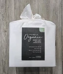 Purely Organic 300 Tc 6 Pc Turkish 100% Cotton King Sheet Set White New. Fixed Price $41.99.