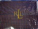 Ralph Lauren Millbrook Foulard Queen Fitted Sheet 100% Supima. New In Package.. Fixed Price $169.00.