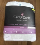 Cuddl Duds Light Gray Microfleece King Sheet Set Plush Soft 4 Pc Snowman. Fixed Price $64.99.