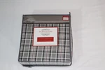 Traditions Collection 3 Piece Twin Sheet Set With Plush Throw Grey. Fixed Price $9.80.