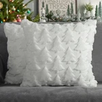 4TH Emotion Christmas Tree Decorative Pillow 18" X (pack Of 2), White. Fixed Price $14.76.