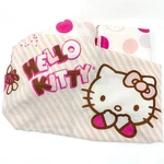 Sanrio Hello Kitty Sheet Set Pink Polka Dot Twin Bedding 2009 Pillowcase, Fitted. Fixed Price $39.99.