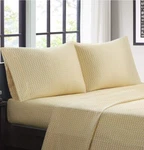Intelligent Design Chevron Microfiber Twin Sheet Set Yellow White. Fixed Price $22.00.