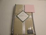 New Waterford Bed Linens Portuna Pair Standard Pillowcases 20"X32" Taupe 400TC. Fixed Price $29.98.