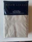 Ralph Lauren Queen Flat Sheet Rl 464 Solid Percale Pale Flannel Light Beige New. Fixed Price $59.99.