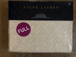 Ralph Lauren Full Weston Park Hutchings Cream Flat Sheet $130. Fixed Price $42.95.