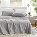100% Cotton Sheet Set Breathable, Lightweight, Soft With 14" Elastic Pocket F.... Fixed Price $55.71.