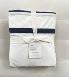 Pottery Barn Morgan Organic Sheet Set Queen Denim Nwt. Fixed Price $159.00.