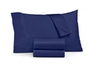 Ashford Solid 1500 Thread Count 4 Pc. Sheet Set, Full - Navy. Fixed Price $30.99.
