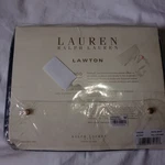Lauren Ralph "lawton" Royal Navy Full Flat Sheet 85" X 96" Supima Cotton. Fixed Price $45.99.