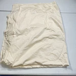 Wamsutta Twin Flat Sheet Queen Pima Cotton Cream Beige Neutral Tone Luxury. Fixed Price $21.00.