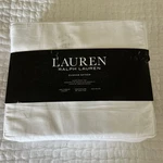 Ralph Lauren Queen Dunham Sateen Sheet Set White 100% Cotton 300 Tc. Fixed Price $69.99.