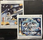 2X Space / Lunar Landing Planets - Big Sheets Palau Mnh** Vak. Fixed Price $17.99.