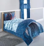 Disney Star Wars Force Awakens Microfiber Set Blue Twin Size Bed. Fixed Price $38.99.