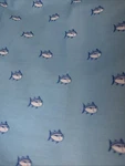 Southern Tide Cotton Printed Top Sheet Twin Blue Skip Jack Fish New. Fixed Price $25.00.