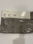 Echo Cotton Houndstooth Black & Tan Twin Fitted Sheet English Manor 200 Ct New. Fixed Price $25.00.