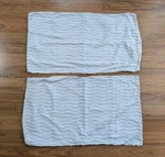 Brielle Chenille Pillow Shams Set Of 2 Blue 100% Cotton King Size Cottage B1. Fixed Price $26.88.