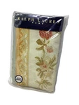 Vintage Ralph Lauren Lambert Stripe Neutral Floral 2 Standard Pillowcases New. Fixed Price $149.99.