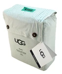 Nwt Ugg King Size Mist / White Pin Stripe Cooling Sheet Set Fits 19" Mattress. Fixed Price $109.99.