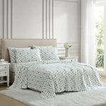 Lenox Flannel 6 Piece Sheet Set, Queen (pine Trees Green) Brand New! 100% Cotton. Fixed Price $39.99.
