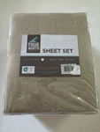 True North Sleep Philosophy Full Flannel Sheet Set Beige 4-PIECE. Fixed Price $29.99.