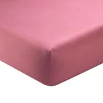 Nwt Yves Delorme Queen Fitted Sheet Triomphe Grenade Red Organic Sateen France. Fixed Price $250.00.