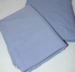 New Ralph Lauren Twin Sheets * 100% Cotton Navy & White Pinstripes Usa. Fixed Price $21.50.