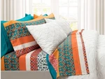 Lush Decor Boho Stripe Soft Queen Size Sheets 6 Piece New Stock Photo & Package. Fixed Price $57.74.