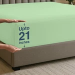 Utopia Bedding Queen Deep Pocket Fitted Sheet Extra Fits Up. Fixed Price $20.82.