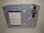 Tommy Hilfiger Reindeer Flannel Twin Sheet Set Scarf Blue White Red. Fixed Price $65.00.