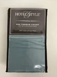 King Pillowcases Hotel Style 600 Thread Count Cotton Sateen Weave Teal. Fixed Price $8.47.