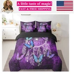 Butterfly Dream Catchers 7 Piece Comforter Set Full Bed In Bag,bohemian Man.... Fixed Price $33.99.