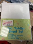 Todders "everything Kids By Jojo" 3 Pc. Toddler Sheet Set. New. Fixed Price $15.99.