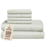 Casa Platino 100 Cotton Sheets Queen 500 Thread Count Silky Buttery Soft Sateen. Fixed Price $84.17.