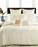Hotel Collection Verve King Pillowsham Textured Quilted Ivory. Fixed Price $39.99.