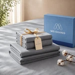 Egyptian Cotton Queen Size Bed 1000 Thread Count Set. Fixed Price $92.95.