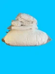 Downlite Hospitality King Bed Set Comforter Flat Sheets Pillow Cases White. Fixed Price $49.95.