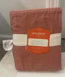 Opalhouse 3PC Solid Easy Care Percale Cotton Light Red Sheet Set Xl Twin. Fixed Price $24.90.