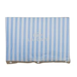 Lacoste Crocod'elle Full Fitted Sheet, Blue Stripes, 54X75X16 Inches. Fixed Price $45.99.