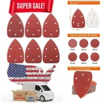 Sheets Detail Sander Paper Set, 80-600 Grit, Hook Loop For Precision. Fixed Price $18.97.